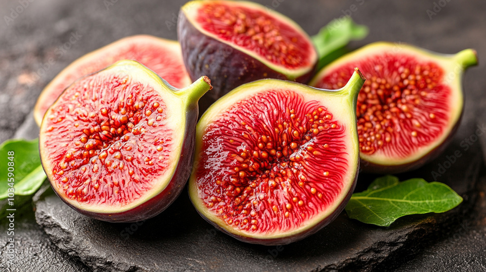 Fresh, ripe figs arranged on a wooden surface with an empty space for text, highlighting their natural beauty. A symbol of abundance, fertility, and Mediterranean culture, ideal for food-related conte Fresh, ripe figs arranged on a wooden surface with an empty space for text, highlighting their natural beauty. A symbol of abundance, fertility, and Mediterranean culture, ideal for food-related conte
