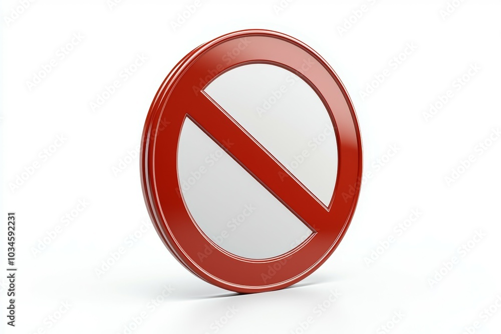 A red circle with a white line in the middle, prohibition sign or symbol A red circle with a white line in the middle, prohibition sign or symbol