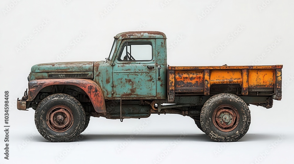 old military truck isolated against a plain white background showcasing ruggedness and history inviting viewers to explore its vintage charm and storied past old military truck isolated against a plain white background showcasing ruggedness and history inviting viewers to explore its vintage charm and storied past