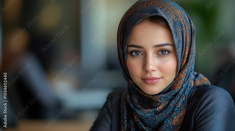 serious young arab woman in hijab animatedly discussing with a female colleague in a spacious meeting room illustrating professionalism and collaboration in a diverse workplace serious young arab woman in hijab animatedly discussing with a female colleague in a spacious meeting room illustrating professionalism and collaboration in a diverse workplace