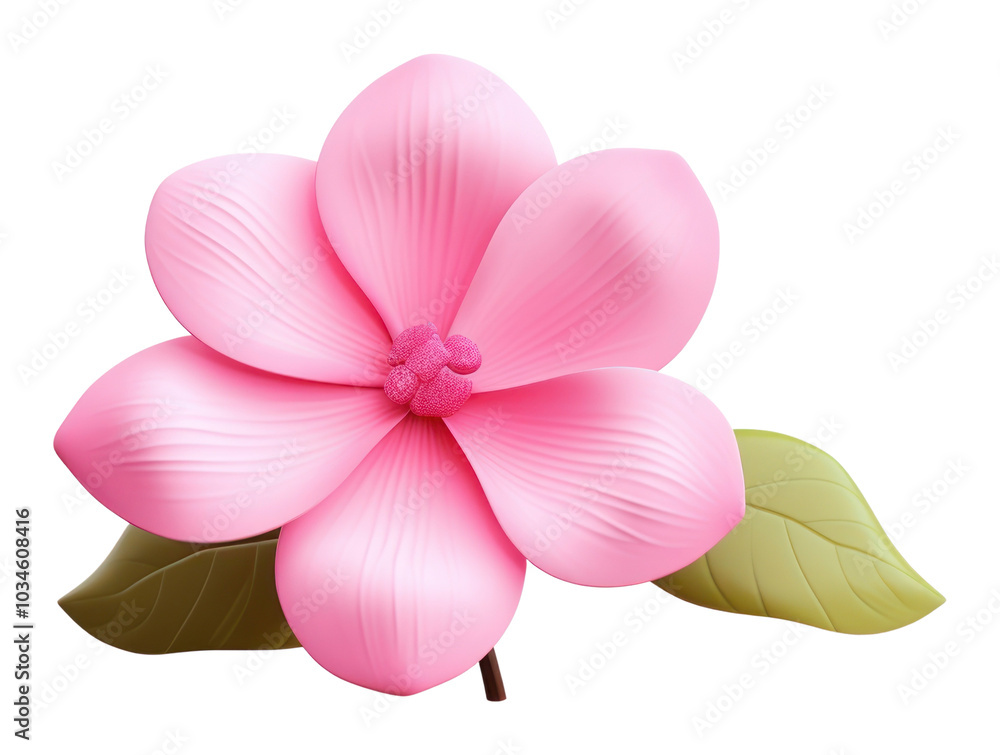 Fototapeta premium PNG Pink flower blossom petal plant.