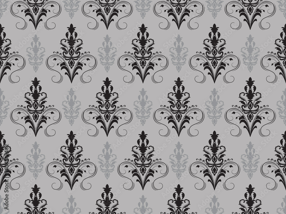 seamless damask pattern seamless damask pattern