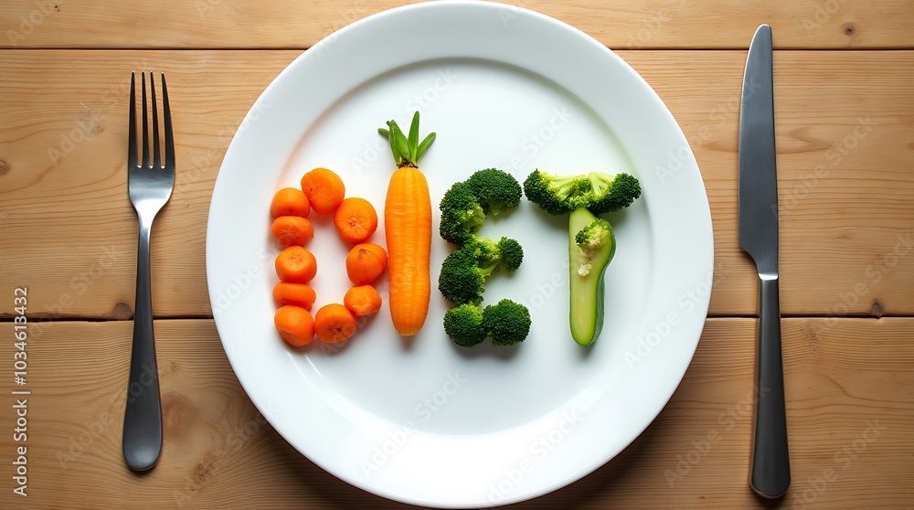 vegetables on a plate vegetables on a plate