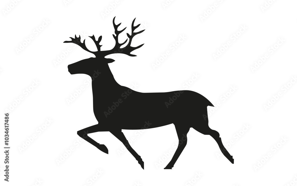 silhouette of a deer, deer silhouette vector 3d, deer silhouette vector illustration 3d silhouette of a deer, deer silhouette vector 3d, deer silhouette vector illustration 3d