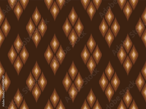 Ikat seamless pattern texture