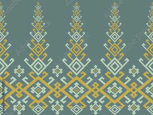 Pixel seamless christmas pattern
