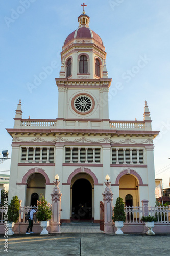 Kudichin community in Bangkok is peaceful community which consists several religion and belief.  photo