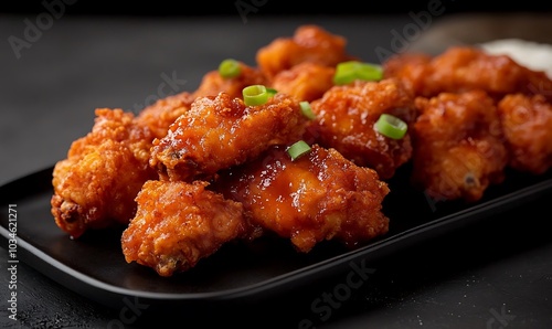 Crispy Fried Chicken Wings with Sweet Glaze