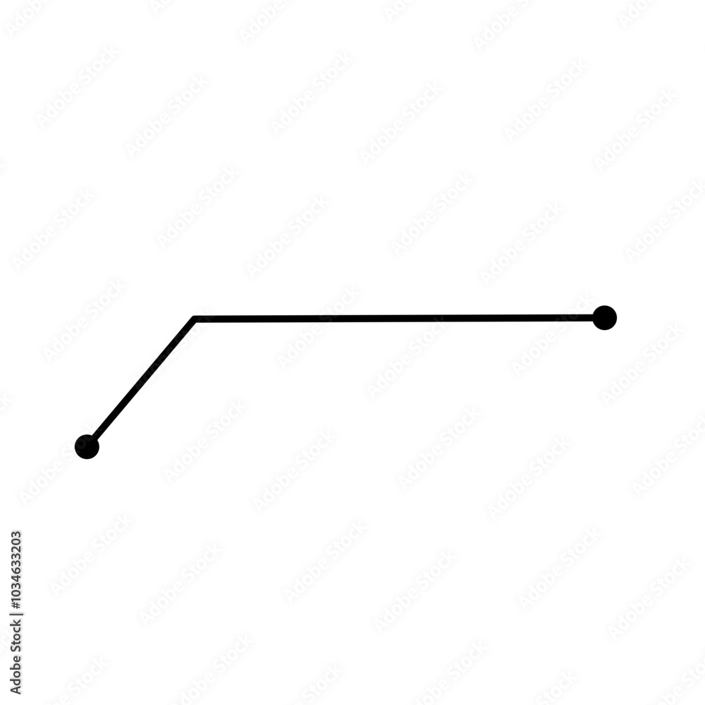 Pointing line vector Pointing line vector