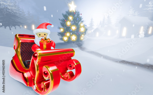 Santa Claus on Christmas Ev...