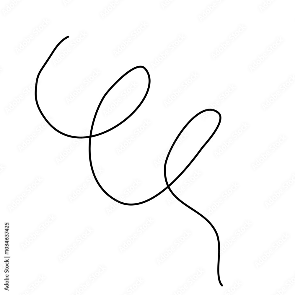 Pen line scribble Pen line scribble