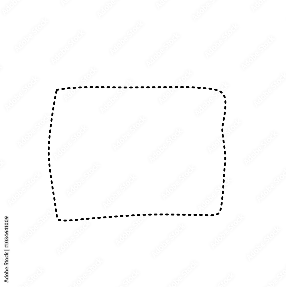 Dashed line rectangle Dashed line rectangle