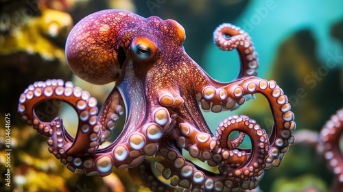 Wallpaper Mural Octopus Portrait Torontodigital.ca