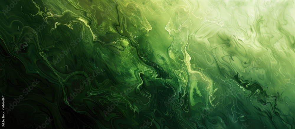 Obraz premium Green Natural Soft Abstract