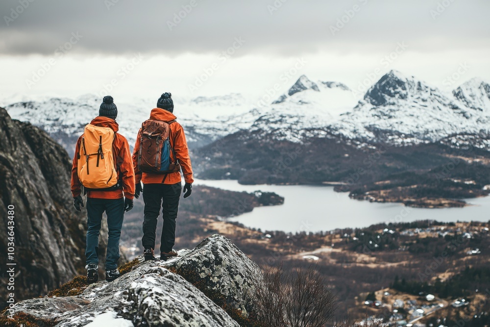 Winter Mountain Hike Winter Mountain Hike