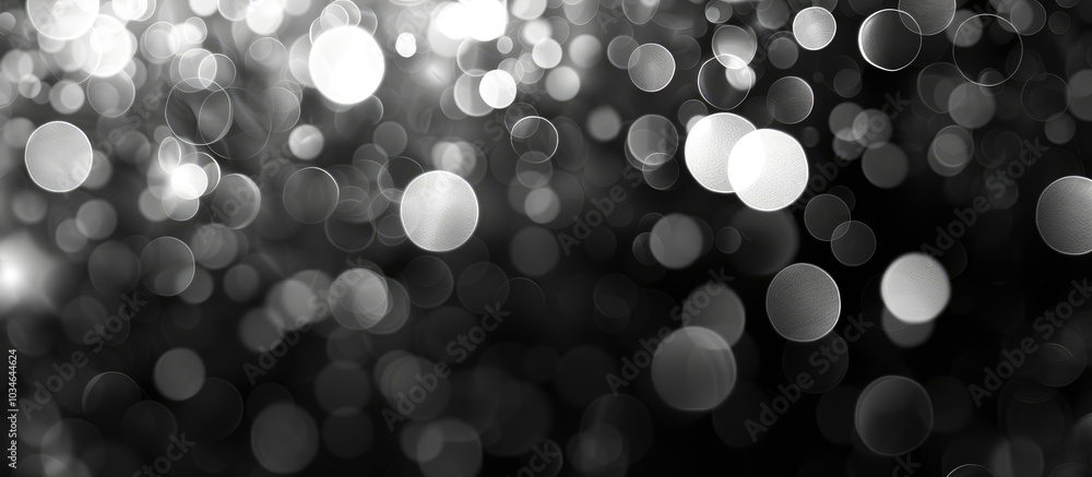 Black And White Bokeh Abstract Background Black And White Bokeh Abstract Background