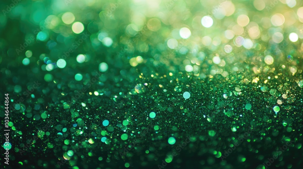 Abstract green glitter sequin bokeh background texture Abstract green glitter sequin bokeh background texture