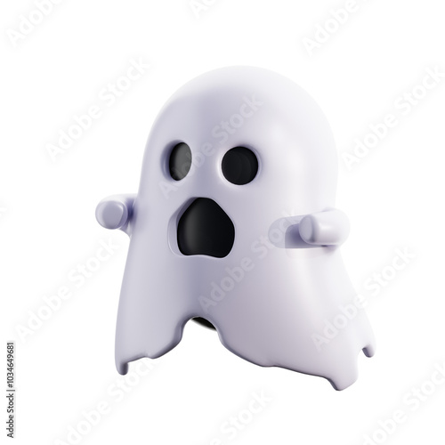 Ghost 3D Illustration