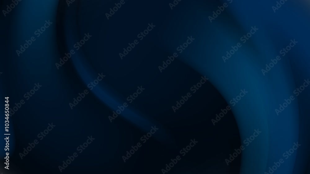 Dark blue gradient background with smooth curves. Motion abstract background. 4k. Dark blue gradient background with smooth curves. Motion abstract background. 4k.