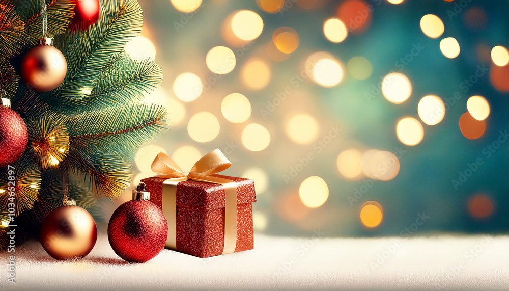 christmas tree with gift christmas tree with gift