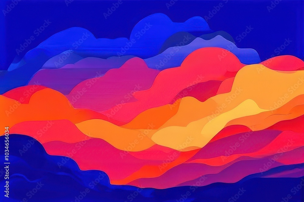 the AI Image Generator, background features flowing waves in a spectrum of rainbow colors the AI Image Generator, background features flowing waves in a spectrum of rainbow colors