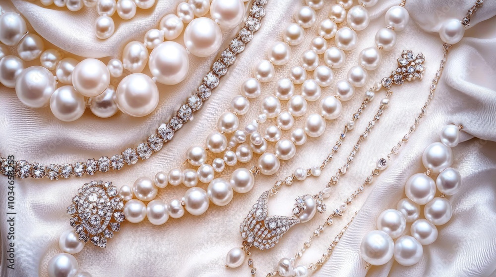 Elegant Pearl and Diamond Jewelry Collection Elegant Pearl and Diamond Jewelry Collection