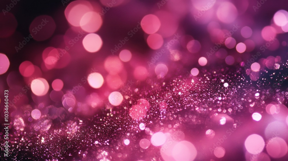 Sparkling Pink Bokeh Background Sparkling Pink Bokeh Background