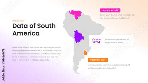 Modern World Map Template for Geographic Data Visualization