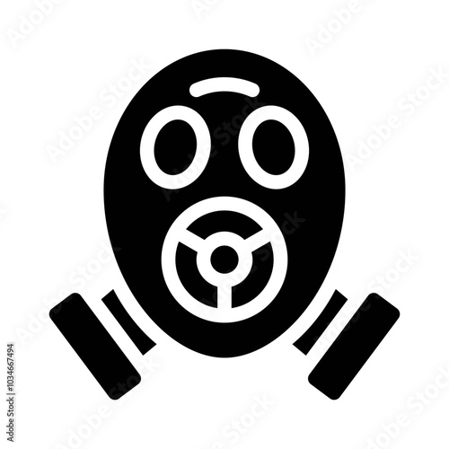 Gas Mask glyph icon