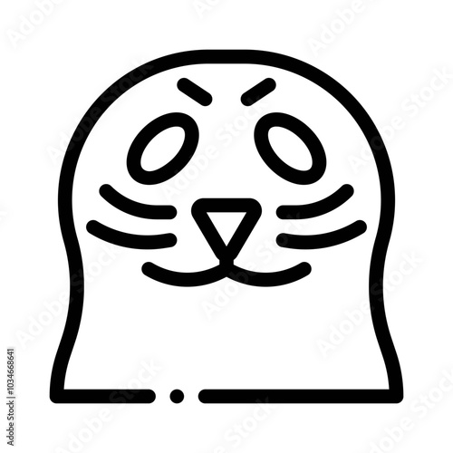 Seal line icon