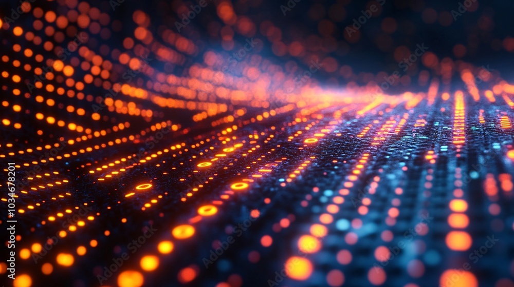 Organic Glowing Interface Pattern Background Organic Glowing Interface Pattern Background