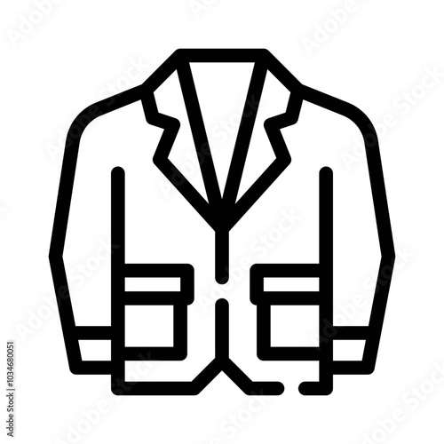 Blazer line icon