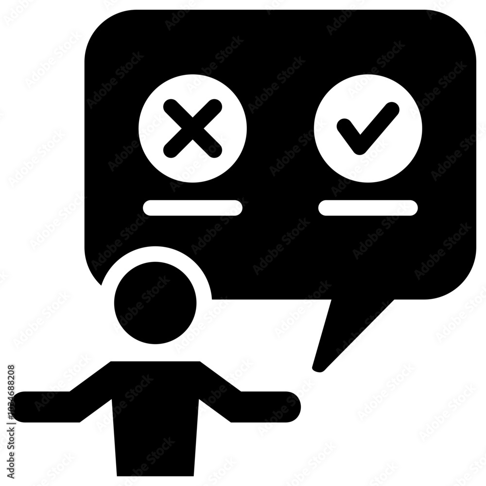 decision making glyphicon