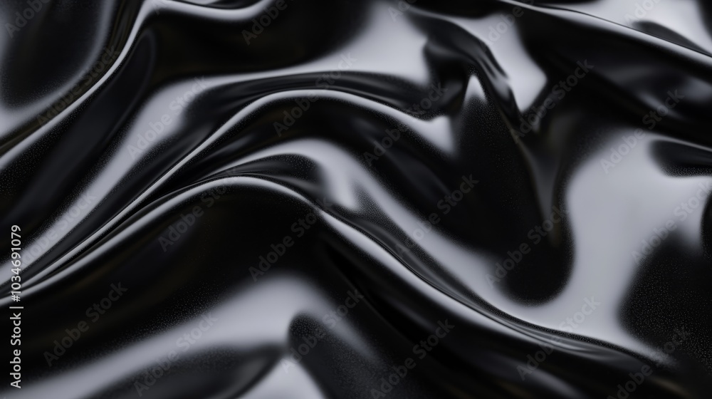 A vast, glossy black texture with subtle A vast, glossy black texture with subtle