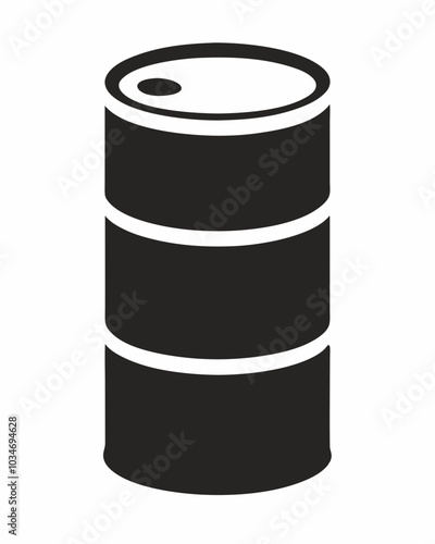 oil barrel drum vector illustration