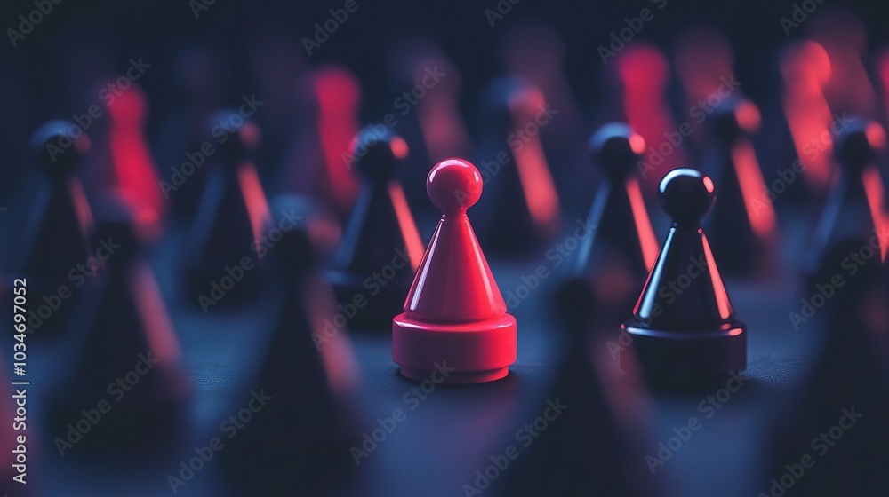 Strategic game pieces Strategic game pieces