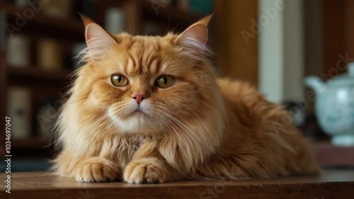 cat on the table