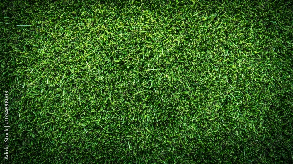 Obraz premium Vibrant green grass texture background, stunning display of nature's beauty lush