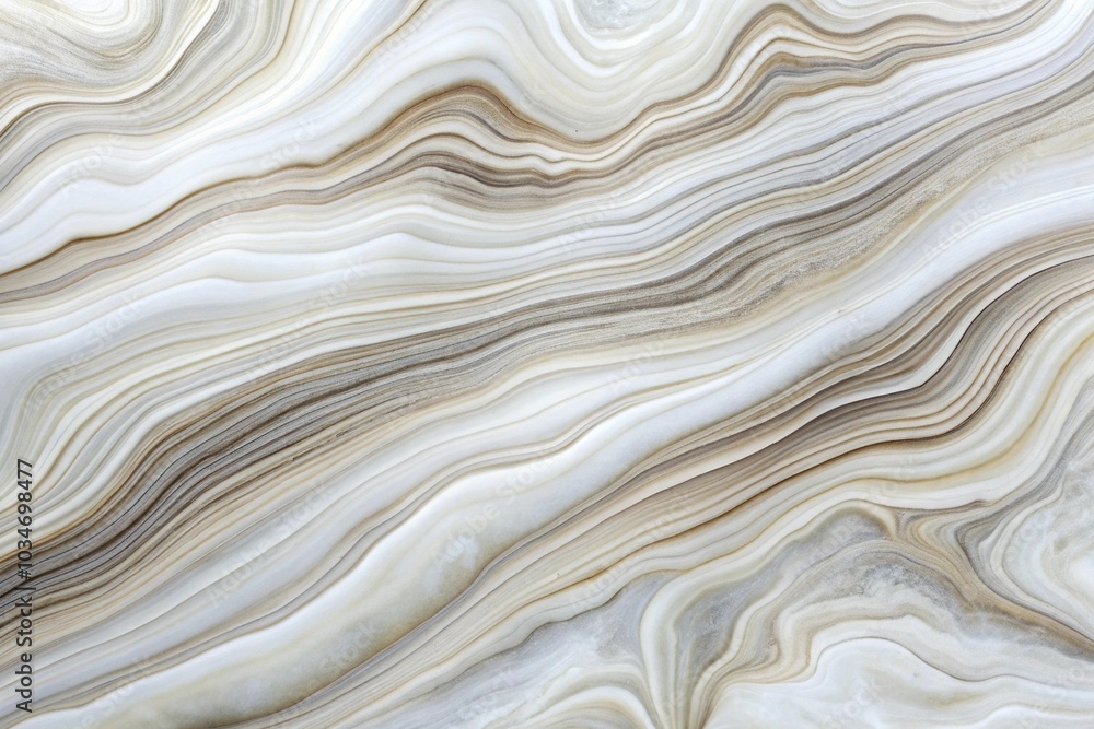 Obraz premium Aerial white agate marble with black swirls perfect for wallpapers, posters, and invitations