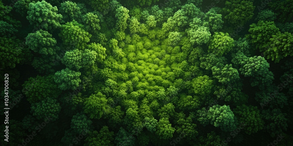 Ground-to-sky perspective of a lush forest environment, Aerial view of a vibrant forest landscape Ground-to-sky perspective of a lush forest environment, Aerial view of a vibrant forest landscape