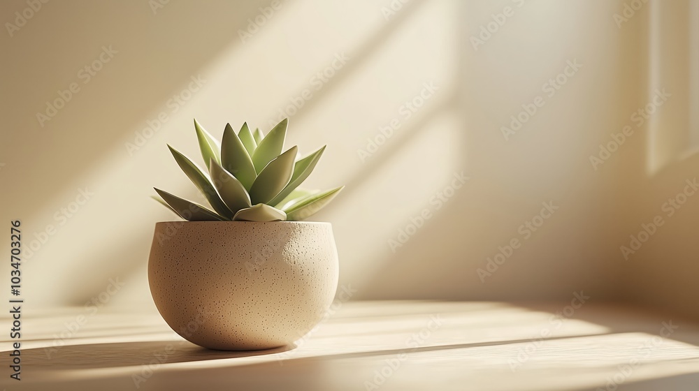 Close-up of Succulent Plant in Geometric Pot Close-up of Succulent Plant in Geometric Pot