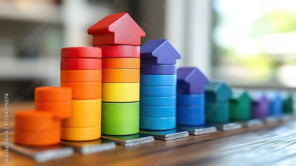 an upward trend in the housing market indicating significant financial gains from rental income or real estate investments symbolizing booming property sector.image an upward trend in the housing market indicating significant financial gains from rental income or real estate investments symbolizing booming property sector.image