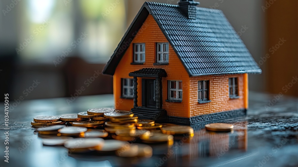an upward trend in the housing market indicating significant financial gains from rental income or real estate investments symbolizing booming property sector.stock image an upward trend in the housing market indicating significant financial gains from rental income or real estate investments symbolizing booming property sector.stock image