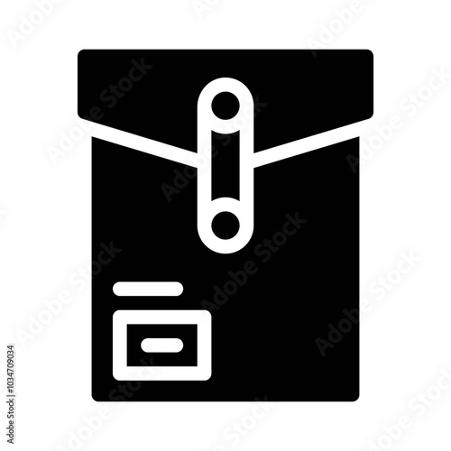 Mail Bag glyph icon