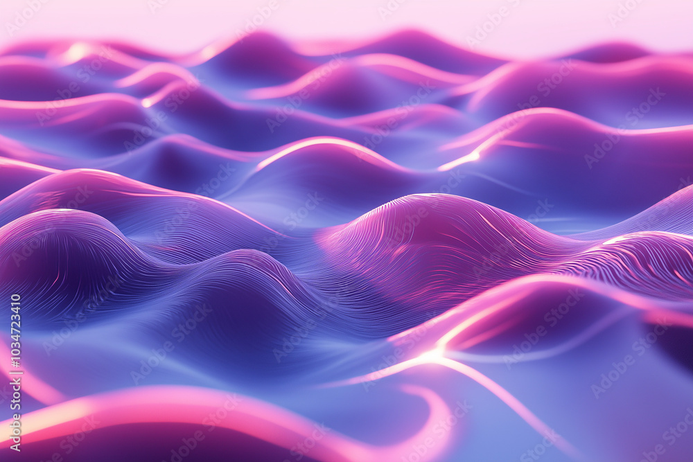 Abstract 3D Rendering of Smooth Waves on White Background for Futuristic Design Posters and Banners Abstract 3D Rendering of Smooth Waves on White Background for Futuristic Design Posters and Banners