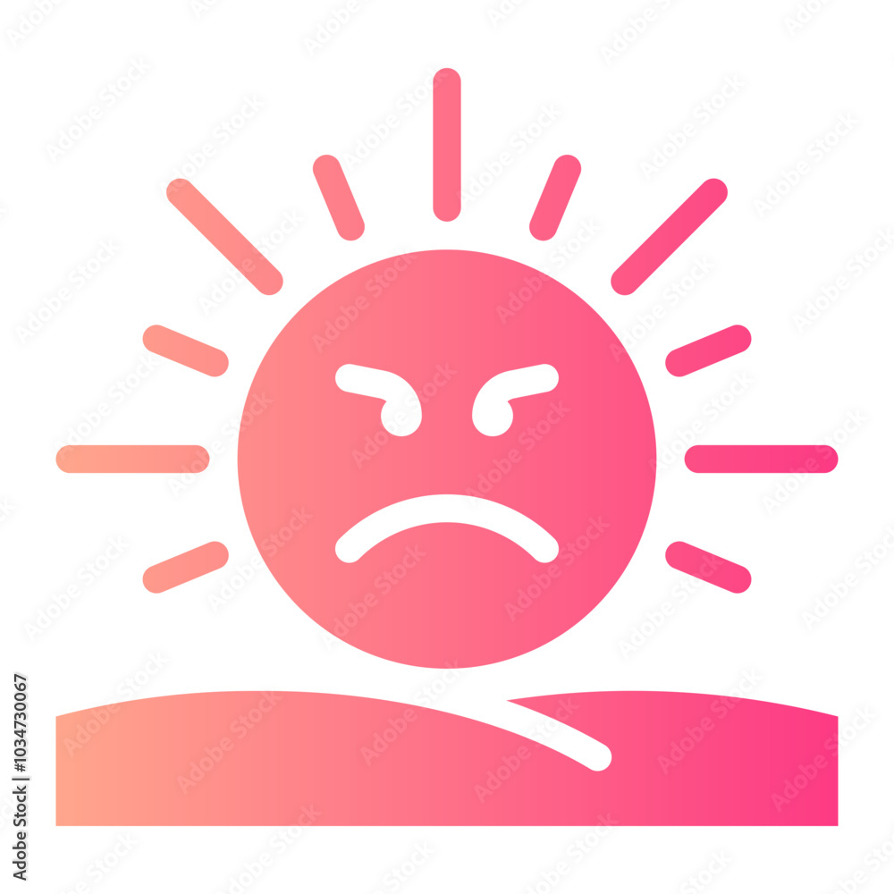 sunrise gradient icon sunrise gradient icon