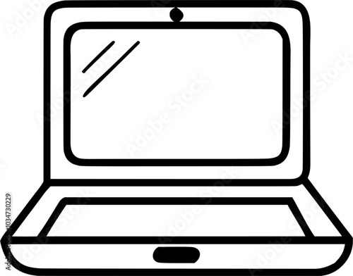 computer with screen