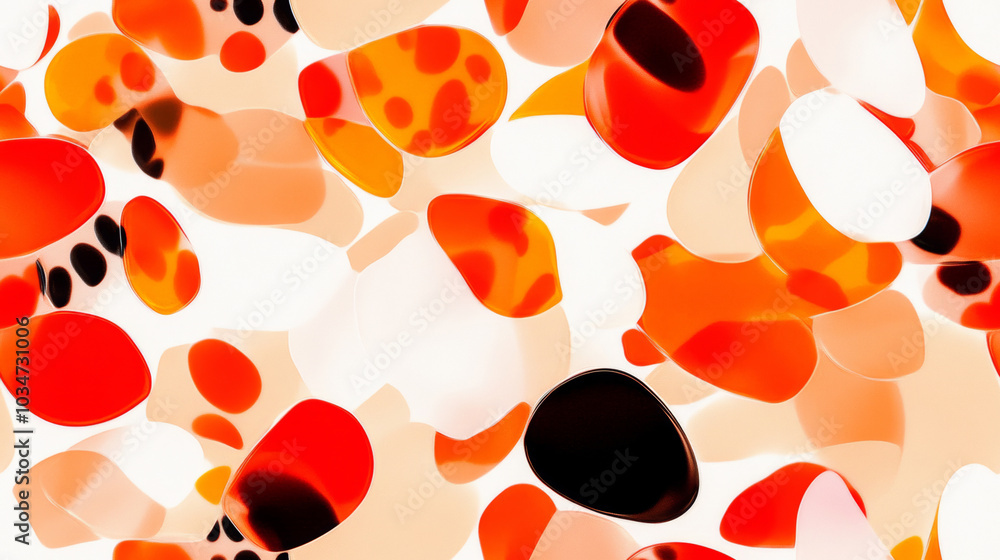 leopard animal print and plant leaves print in orange red yellow black white gradient stripe spot colored seamless patchwork pattern. fashion trendy background for fabric design wallpaper leopard animal print and plant leaves print in orange red yellow black white gradient stripe spot colored seamless patchwork pattern. fashion trendy background for fabric design wallpaper