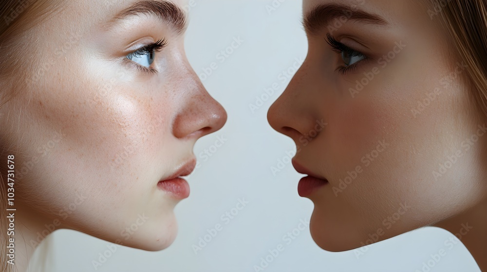 Create a social media post that features before-and-after photos of a patient's nose, emphasizing the improved nasal breathing and appearance Create a social media post that features before-and-after photos of a patient's nose, emphasizing the improved nasal breathing and appearance