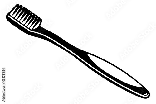 Toothbrush with toothpaste isolated on white background